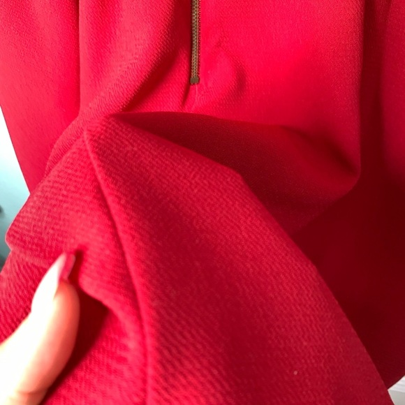 Everly Red Fit and Flare Mini Dress NWT Size Small - Picture 5 of 9